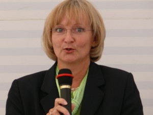 Sprecherin des Projektbeirats und Vorsitzende des Altlastenvereins, Carola Biehal
